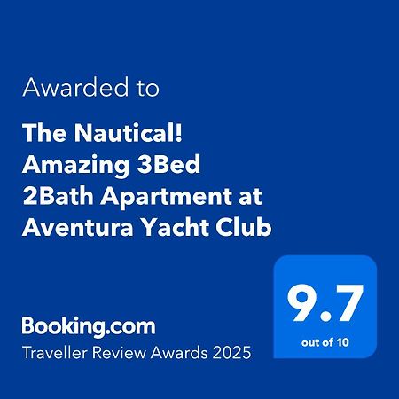 The Nautical! Amazing 3Bed 2Bath Apartment At Aventura Yacht Club Exterior foto